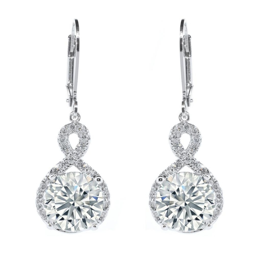 Cate & Chloe 18k gold plated drop earrings